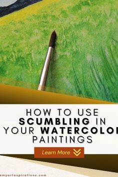 how to use rubbing in your watercolor paintings