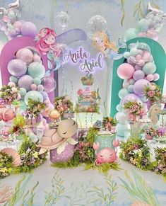 Turtle Baby Shower Theme, Tinkerbell Birthday Cakes, Shark Themed Birthday Party, Girls Birthday Party Themes