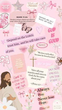 #jesuslovesyou #jesussaves #aesthetic #christ #flowers #pink Slay Background Iphone, Baddie Christian Wallpaper, Princess Of God Wallpaper, Bible Wallpapers Aesthetic, God Inspired Wallpaper, Cute Wallpapers For Whatsapp, Catholic Wallpaper Quotes, Pink Aesthetic Wallpaper For Ipad, Y2k Christian Wallpaper