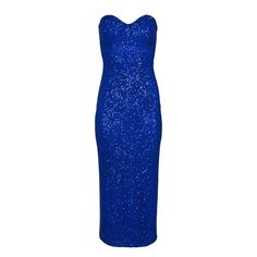 The Pandora is a strapless sequin dress with a body-hugging fit, accentuating your curves for a striking look. With a midi length, it elegantly falls to the calf, making it a versatile choice for both formal events and nights out. Its sequin detailing adds a touch of glamour, ensuring you'll dazzle wherever you go. Machine wash cold, inside out, in the gentle cycle. No ironing, no tumble dry. Blue Fitted Sequin Dress With Sweetheart Neckline, Blue Strapless Sequin Dress, Sequin Dress Blue, Blue Strapless Embellished Evening Dress, Blue Strapless Sequin Dress, Glamorous Style, Strapless Sequin Dress, Blue V-neck Embellished Sequin Dress, Blue Sequin Dress, Forever Young