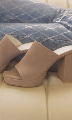 Slip on a pair of the Hayley Slip On Platform Heels for an effortless blend of style and comfort. These shoes offer a convenient and chic solution for elevating your look without sacrificing ease. The added height from the platform sole complements various outfits while allowing you to stride confidently throughout the day or night.Heel Height: 4" Beige Chunky Platform Heels With Closed Toe, Beige Closed Toe Chunky Platform Heels, Beige Chunky Platform Heels For Spring, Spring Beige Chunky Platform Heels, Trendy Beige Block Heel Heels, Trendy Beige Block Heels, Trendy Beige Block Heel, Chic Chunky Platform Heels For Work, Casual High Heel Chunky Platform Heels