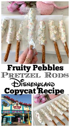 the frozen treats are ready to be eaten at disney land's copycat recipe