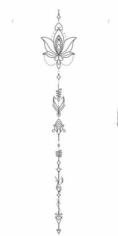 a drawing of a cross with an intricate design