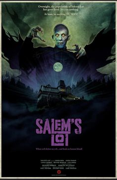 the movie poster for salem's 101, which features an image of a demon