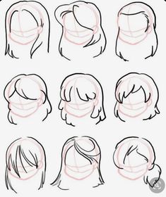 how to draw anime hair step by step with pictures for kids and adults in this video, you can learn how to draw anime hairs