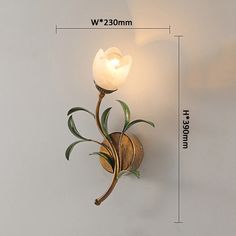 45210944930012|45210944962780 Entryway Lamps, Art Deco Flower, Bedside Wall Lamp, Retro Bedrooms, Wall Lamps Bedroom, Glass Wall Lights, Art Minimaliste, Iron Lighting, Glass Lamp Shade