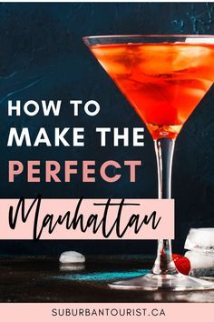 the perfect manhattan cocktail for valentine's day