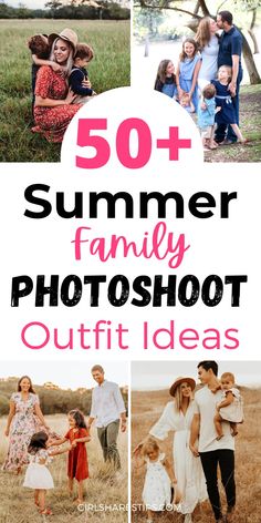 the top 50 summer family photoshoot ideas