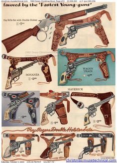 Cowboy Action Shooting, Wild West Cowboys, Leather Tooling Patterns, Tooling Patterns, Wilde Westen, Cowboy Art, Christmas Catalogs, Christmas Book, Vintage Cowboy