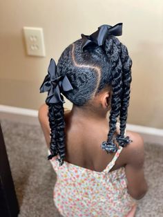 Two Ponytails Hairstyle, 2 Ponytail Hairstyles, Knotless Braids Kids, Cute Japanese Hairstyles, Hairstyles For Short Hair Curly, Braids Kids Hairstyles, Japanese Hairstyles, Baby Girl Hairstyles Curly, Braids Kids