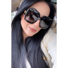 Gucci Gg0053sn 0053s 001 Black Gold Grey Gradient Lens Square Sunglasses Size: 54-25-140mm 100% Authentic Guaranteed!!! Be Aware Of Fake Listings Of These Sunglasses!!! Any Listing Below $200 Are Fake! This Is Reinvented Style Of Gg0053s, Designers Put It Back In The Collection And New Code Is Gg0053sn (N Stands For New Design) Made In Italy Comes With Full Gucci Set. Case, Cloth, Pouch And Paperwork. We Are An Established Optical Company In Business For Over 20 Years. Only Selling Genuine Eyewe Gucci Sunglasses Women, Classy Outfits For Women, Cloth Pouch, Fashion Eye Glasses, Classy Photography, Grey Gradient, Shades Sunglasses, Sunglasses & Glasses, Gucci Sunglasses