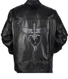 Worn and Inspired by : Bon Jovi
Outfit Type : Concert Leather Jacket
Material : High Quality Real Leather
Color : Black
All Sizes Available
Free Worldwide shipping Rock Style Leather Jacket With Long Sleeves, Rock Style Long Sleeve Leather Jacket, Gothic Leather Outerwear For Biker Events, Gothic Leather Biker Jacket For Biker Events, Gothic Leather Biker Jacket For Events, Rock Style Leather Biker Jacket For Streetwear, Leather Biker Jacket For Streetwear In Rock Style, Rock Style Leather Outerwear For Streetwear, Rock Style Leather Jacket For Biker Events