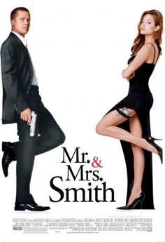 the movie poster for mr and mrs smith