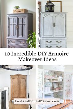 the top ten incredible diy armoire makeover ideas