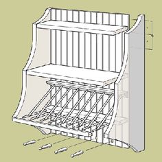 an image of a drawing of a rack