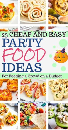 party food on a budget, cheap party food ideas, inexpensive appetizers Easy Party Food Ideas, Cheap Party Food, Party Food Ideas, Appetizer Ideas, Party Appetizers Easy, Easy Parties