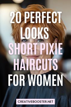 Click for More ➡️ | Save for Later ❤️These 20 perfect short pixie haircuts showcase simplicity with flair. Natural shades like espresso brown and golden blonde make these styles a must-see. Whether you're after a soft, tousled finish or a sleek, polished look, these cuts are versatile and timeless. #ShortHairWomen #PixieCutStyle #HairIdeasFor2025