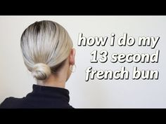 Roll Bun Hairstyle, Low Chignon Bun, Tutorial Chignon, How To Bun, Hairstyle French, Low Bun Tutorials, Hairstyle For Black Women, French Bun, French Roll Hairstyle