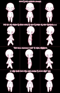 how to draw an alien with different expressions