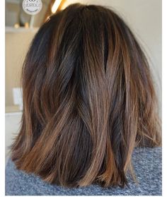 Hair Short Styles, Short Hair Balayage, Trendy Hair Color, Hair Color Highlights, Balayage Brunette, Ombre Hair Color, Short Styles, Hair Short