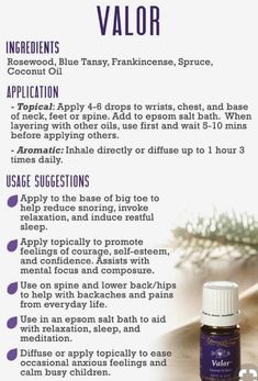 Valor Essential Oil, Essential Oils Health, Oil Diffuser Recipes, Essential Oil Blends Recipes, Living Essentials Oils