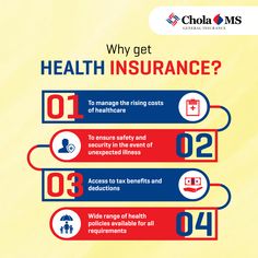 an info sheet with the words why get health insurance?