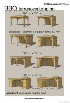 the plans for an outdoor storage shed