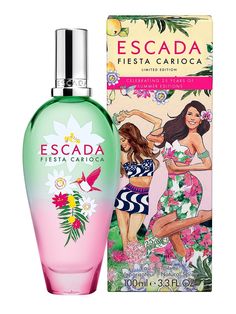 Fiesta Carioca by Escada Bright Packaging, Fragrance Tester, Cheap Perfume, Charmmy Kitty, Holiday Fragrance, Marc Jacobs Daisy, Perfume Reviews