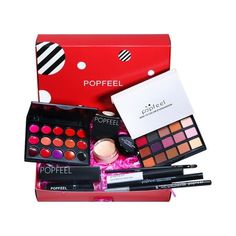 Makeup Gift Set: one set can solve the whole face makeup. Our -functional makeup includes makeup brush set, eye shadow , lip gloss suit, eyebrow pencil, , concealer and so on. It can meet your makeup needs and make you create the makeup easily. Products include: 15 color lip gloss *1 15 color eye shadow *1 Concealer *1 Concealer stick *1 *1 *1 eyebrow *1 eye shadow brush *1 LONG LASTING: Our cosmetics lasting color effect can be used for a long time. Long-lasting color effect, soft and comfortab Makeup Kit Full Set, Make Up Kits, Makeup Gift Set, Party Make-up, Blush Lipstick, Lipstick Palette, Concealer Stick, Makeup Gift Sets, Cosmetic Sets