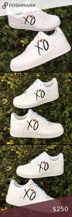 The Weeknd Custom Shoes, Weeknd Quotes, Custom Nike Air Force 1, Custom Nike Air Force, Air Force 1 Shoes, Nike Training Shoes, Custom Air Force 1, Pink Running Shoes