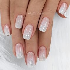 Wedding Gel Nails, Wedding Acrylic Nails, Girly Makeup, Her Nails