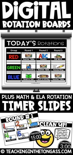 the digital rotary board is shown with instructions to use it for teaching and other activities