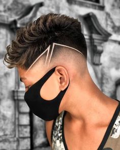 White Hair Men, Hair Designs For Men, Gents Hair Style, Shaved Hair Designs, Mens Hairstyles Thick Hair, Men's Haircuts, Men Hair Color, Haircut Designs, Men Haircut Styles