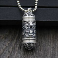 This Pure Silver 999 Pendant Tibetan Good Fortune will bring luck and peaceful in your life once you put it around your neck. Silver Ingot, Heart Sutra, Luck Charm, Luck Charms, Silver Pendants, Metal Pendant, Good Fortune, Silver Coins, Pure Silver