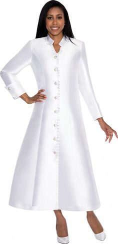 Nubiano Dress 5881-White - Church Suits For Less Tuxedo Accessories, Women Church Suits, Women Church, Church Suits, Church Dresses, Special Occasion Outfits, Rhinestone Trim, Taylor Dress, High End Fashion