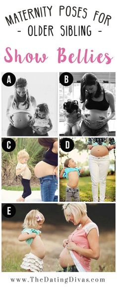 the pregnant woman is showing her baby's belly and how to use it for breasting