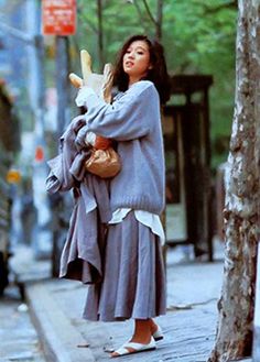 City Pop Fashion, Japan 90s, Style Icons Women, Japanese City, City Pop, 90s Fits, Cute Winter Outfits