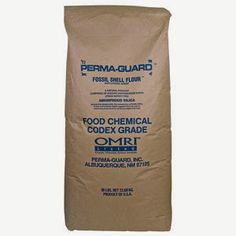 a bag of food chemical grade oatmeal is shown on a white background