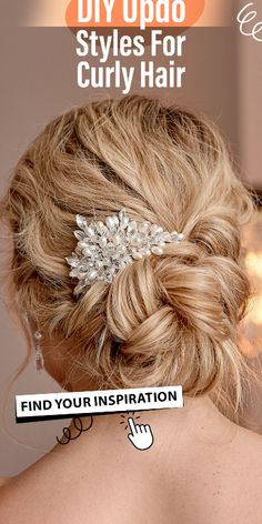 From classy to edgy, make a great style statement with these gorgeous hairstyles for curly hair. #curlyhairstyle Updos For Curly Hair, Styles For Curly Hair, Diy Updo, Gorgeous Hairstyles, Curly Hair Updo, Updo Styles, Coily Hair, Hairstyles For Curly Hair, Hair Breakage