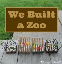 we built a zoo for children to play with