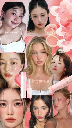 #myfirstshuffle #ingenuemakeup #ingenue #brightspring #everydaymakeup #peachmakeup #blush Nontoxic Beauty, Romantic Makeup, Peach Makeup, Essence Makeup, Soft Makeup Looks, Korean Eye Makeup, Ball Hairstyles, Ethereal Makeup, Soft Makeup