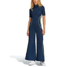 Find ideas๏ฟฝand inspiration for adidas Originals Women's x Anna Isoniemi Glittery Wide Leg Jumpsuit One Piece, Women's Clothing Adidas Jumpsuit, Adidas Originals Women, Adidas X, Over The Top, Wide Leg Jumpsuit, Adidas Originals, Stand Up, Trendy Fashion, New Fashion