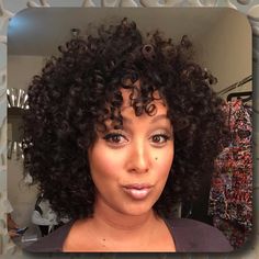 Tamera Mowry's haircut by Shai Amiel #TameraMowry #ShaiAmiel #CurlDoctor #TheCurlDoctor Girls Medium Hairstyles, Tamara Mowry, Hair Colorful, 3c Hair, Medium Hairstyles, Big Chop