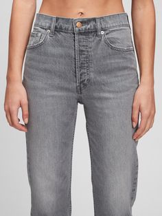 High Rise Cheeky Straight Jeans | Gap Gap Classic Mid-rise Bottoms, Classic Mid-rise Gap Bottoms, Classic Mid-rise Bottoms By Gap, Classic Gap Bottoms With Five Pockets, Gap Mid-rise Bottoms For Everyday, Gap Classic Jeans For Fall, Gap Straight Leg Everyday Bottoms, Classic Fitted Gap Bottoms, Classic Everyday Gap Bottoms