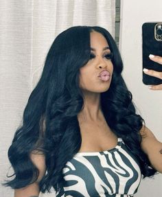 Long Curly Wig, Flat Iron Hair Styles, Hairstyle Gallery, Business Hairstyles, Front Lace Wigs Human Hair, Hair Life, Baddie Hairstyles, Sew In