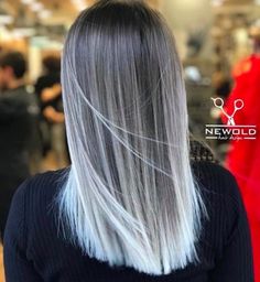 Silver Ombre Hair, Unnatural Hair Color, Hair Magic, Wine Hair, Hair Color Streaks, Ice Spice, Blending Gray Hair