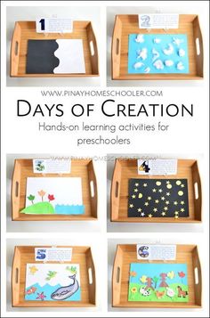 the days of creation activities for preschool and homeschoolers