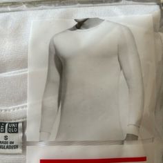 New In Package Size Small Uniqlo Heat Tech Shirt Long Sleeve Crew Neck Heat Generation Heat Retention Moisture Wicking Quick Dry Anti Odor Odor Control Stretchable Anti-Static Fitted Uniqlo Casual Tops, Fitted Casual Uniqlo Tops, Uniqlo Long Sleeve Cotton Shirt, Uniqlo Cotton Long Sleeve Tops, Uniqlo Long Sleeve Cotton Top, Casual Solid Color Tops By Uniqlo, Uniqlo Cotton Long Sleeve Shirt, Uniqlo White Cotton Tops, Uniqlo Shirt