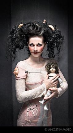 Image result for emilie autumn 2008 Creepy Doll Costume, Steampunk Hairstyles, Broken Doll, Halloween Photography, Creepy Doll, Doll Makeup, Victorian Dolls, Victorian Clothing, Doll Costume