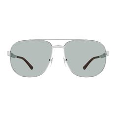 A 90s vintage twist characterizes this full metal caravan shape with web detail on the temples. The style comes with two skus with or without enamel which give to the style a strong brand recognizability. The style is characterized by exclusive Gucci patented Flex hinge. Vintage Gucci Sunglasses With Gradient Lenses, Retro Silver Polarized Sunglasses, Vintage Gucci Sunglasses With Tinted Lenses, Vintage Gucci Tinted Sunglasses, Gucci Casual Aviator Sunglasses For Summer, Casual Gucci Aviator Sunglasses For Summer, Classic Shield Sunglasses With Metal Square Frame, Gucci Aviator Sunglasses For Summer, Classic Shield Sunglasses With Metal Frame